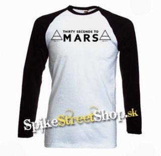 30 SECONDS TO MARS - Logo - pánske tričko s dlhými rukávmi