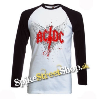 AC/DC - Wings - pánske tričko s dlhými rukávmi