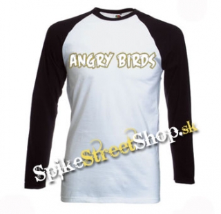 ANGRY BIRDS - Logo - pánske tričko s dlhými rukávmi