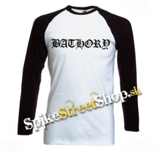 BATHORY - Logo - pánske tričko s dlhými rukávmi