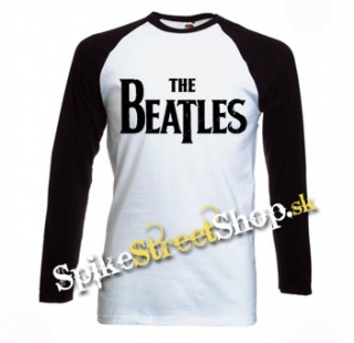 BEATLES - Logo Vintage - pánske tričko s dlhými rukávmi