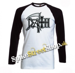 DEATH - Logo - pánske tričko s dlhými rukávmi