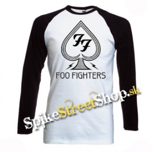FOO FIGHTERS - Logo - pánske tričko s dlhými rukávmi