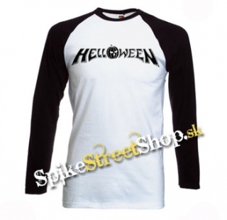 HELLOWEEN - Classic Logo - pánske tričko s dlhými rukávmi