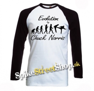 CHUCK NORRIS - Evolution - pánske tričko s dlhými rukávmi