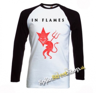 IN FLAMES - Devil - pánske tričko s dlhými rukávmi