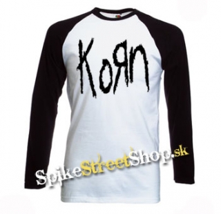 KORN - Original Logo - pánske tričko s dlhými rukávmi