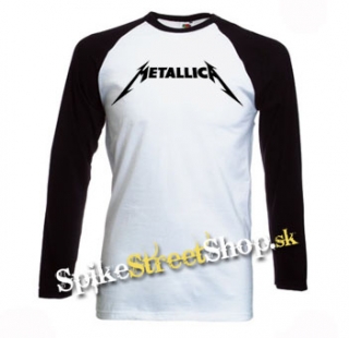 METALLICA - Logo - pánske tričko s dlhými rukávmi