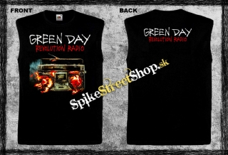 GREEN DAY - Revolution Radio - čierne pánske tričko bez rukávov