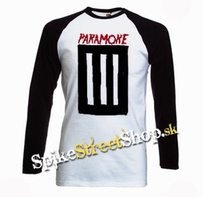 PARAMORE - 3 Bar - pánske tričko s dlhými rukávmi
