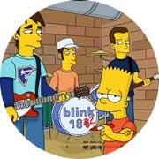 BLINK 182 + BART SIMPSON - odznak
