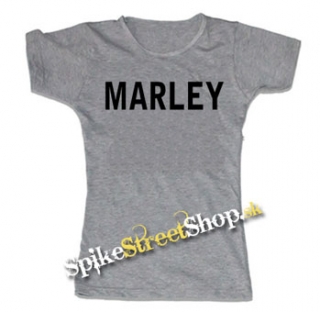 BOB MARLEY - Symbol Of Freedom - šedé dámske tričko