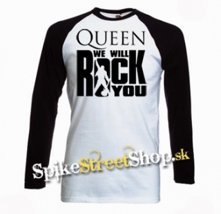 QUEEN - We Will Rock You - pánske tričko s dlhými rukávmi