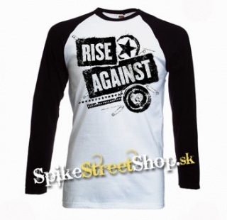 RISE AGAINST - Patched Up - pánske tričko s dlhými rukávmi