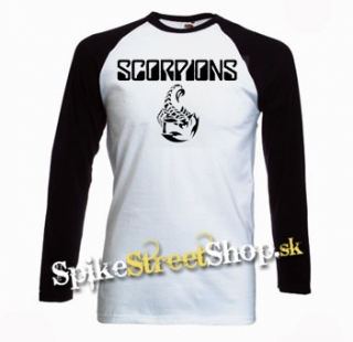 SCORPIONS - Logo - pánske tričko s dlhými rukávmi