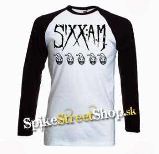 SIXX AM - Logo - pánske tričko s dlhými rukávmi