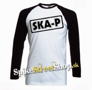 SKA-P - Logo - pánske tričko s dlhými rukávmi
