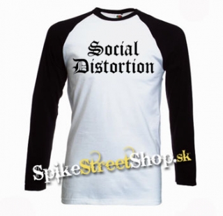 SOCIAL DISORTION - Logo - pánske tričko s dlhými rukávmi