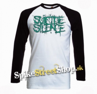 SUICIDE SILENCE - Turquoise Logo - pánske tričko s dlhými rukávmi