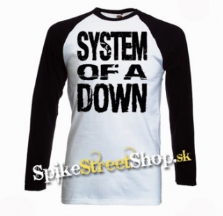 SYSTEM OF A DOWN - Logo - pánske tričko s dlhými rukávmi