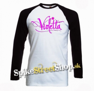 VIOLETTA - Logo - pánske tričko s dlhými rukávmi