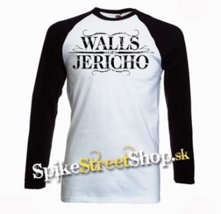 WALLS OF JERICHO - Logo - pánske tričko s dlhými rukávmi