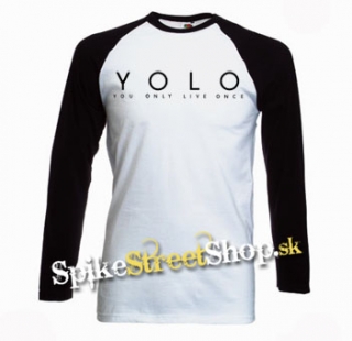 YOLO - You Only Live Once - pánske tričko s dlhými rukávmi