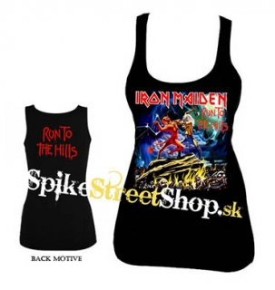 IRON MAIDEN - Run To The Hills - Ladies Vest Top