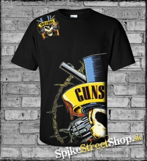 GUNS N ROSES - Skull De Luxe - čierne pánske tričko