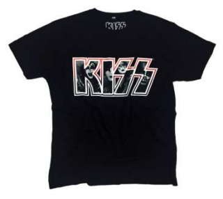 KISS - Logo - čierne pánske tričko