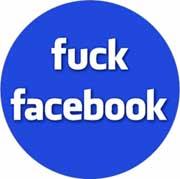 FUCK FACEBOOK - odznak