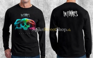 IN FLAMES - Battles - čierne pánske tričko s dlhými rukávmi