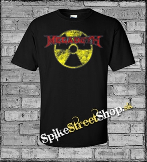 MEGADETH - Radioactivite - čierne pánske tričko