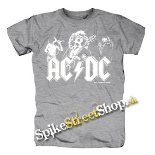 AC/DC - Let There Be Rock - sivé pánske tričko