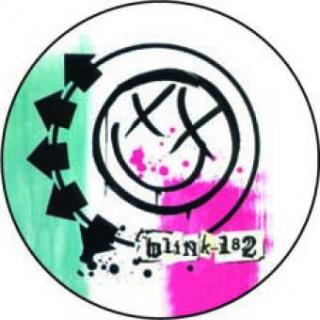BLINK 182 - logo a smajlík - odznak