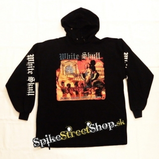 WHITE SKULL - Public Glory Secret Agony - čierna pánska mikina