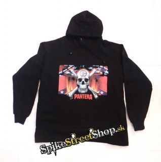 PANTERA - Skull & Crossed Bones - čierna pánska mikina