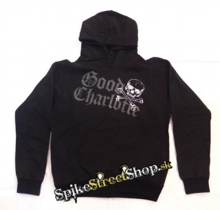 GOOD CHARLOTTE - Skull - čierna pánska mikina