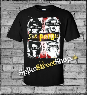 SEX PISTOLS - Faces - čierne pánske tričko