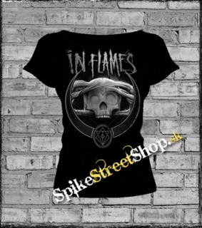 IN FLAMES - Battles Badge B&W - dámske tričko