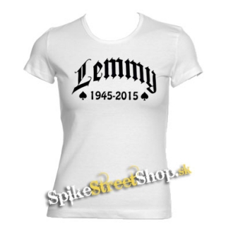 LEMMY 1945-2015 - biele dámske tričko