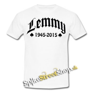 LEMMY 1945-2015 - biele pánske tričko