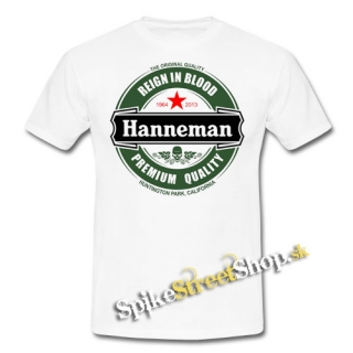JEFF HANNEMAN - Hanneman Badge Trace - biele pánske tričko
