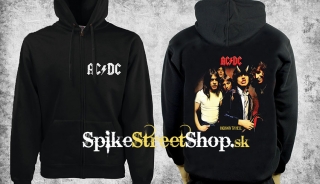 AC/DC - Highway To Hell - čierna pánska mikina na zips