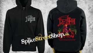 DEATH - Scream Bloody Gore - čierna pánska mikina na zips