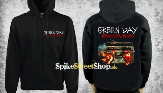 GREEN DAY - Revolution Radio - čierna pánska mikina na zips
