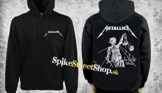 METALLICA - And Justice For All - čierna pánska mikina na zips