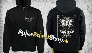 SOULFLY - Dark Ages - čierna pánska mikina na zips