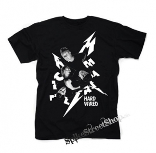 METALLICA - Hardwired Aerial Band - čierne pánske tričko