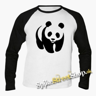 PANDA - pánske tričko s dlhými rukávmi